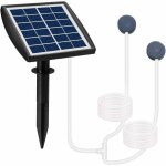 Arateur de pompe  oxygne pour piscine extrieure - kit de pompe  air solaire avec tuyaux et pierre ...