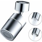 Arateur de robinet, 720 mousseur robinet de cuisine, rglable arateur de robinet avec 2 modes, universel ...