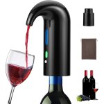 A�rateur � vin �lectrique, carafe de vin portable � une touche, distributeur oxydant � vin � filtre automatiqu ...