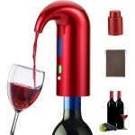 A�rateur � vin �lectrique, carafe de vin portable � une touche, distributeur oxydant � vin � filtre automatiqu ...