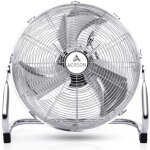 Aerson ventilateur de sol 40 cm chrom�, machine � vent 75 w, ventilateur de table, ventilateur sur pied ...