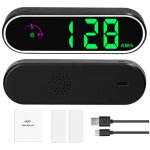 Affichage tte haute gps, compteur de vitesse numrique avec affichage led color, horloge et boussole, ...