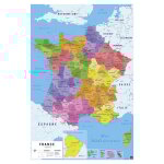 Affiche carte de france 2018