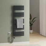 S'afielina - radiateur s�che - serviettes electrique avec thermostat programmable, chauffe - serviettes ...