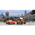 Ag art - poster g�ant flash mcqueen et martin disney intisse 202x90 cm