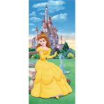 Poster porte belle princesse disney intisse 90x202 cm