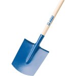 Agef - pelle de jardin carre'e beche / beche en me'tal texture' avec manche en hetre 120cm