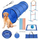 Swanew agility sport pour chiens équipement complet obstacle, tunnel, slalom, zone repos + sac de transport ... Swanew agility sport pour chiens équipement complet obstacle, tunnel, slalom, zone repos + sac de transport ...