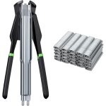 Agrafeuse automatique de cl�ture pince de circlips pince de cl�ture m�tallique avec 2500 pi�ces cl�ture ...