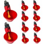Ahlsen 10 pi�ces volaille eau potable tasses abreuvoir distributeur d'alimentation pas de g�chis poulet ...