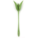 Ahlsen 12 pi�ces porte - serviette fleur creative en plastique fleur outil rouleau vert conception pour ...