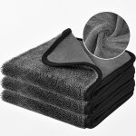 Ahlsen - lot de 3 chiffon microfibre voiture, 30 40cm serviette pour auto moto, chiffon en microfibres ...