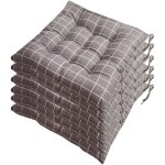 Ahlsen lot de 6 galettes de chaise 40x40, coussin dcoratif coussin coussin de chaise coussins de jardin ...