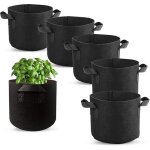 Ahlsen 6 pcs sac plantation, non tiss� pot en tissu avec poign�es pour plantation pommes de terre tomates ...