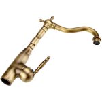 Ahlsen - antique style rtro en laiton massif cuisine salle de bains bassin vier robinet chaud froid ...