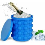 Ahlsen bacs � gla�ons, moule � gla�on avec couvercle, ice cube gla�on, silicone ice cube maker, magique ...