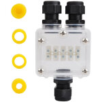 Ahlsen - bo�te de jonction, connecteur �tanche ip68, bo�te de d�rivation �tanche 3 voie, connecteurs ...