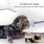 Ahlsen bubble milk bowl bouteille de lait en silicone t�tines pour nouveau - n� chatons, chiens, lapins, ...