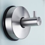 Crochet ventouse salle de bain inox porte serviette ventouse accroche torchon puissant crochets de douche ...