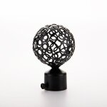 Ahlsen embout tringle � rideaux extr�mit�s de treillis cage rideau embouts d�coratifs p�le fin fen�tre ...