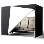 Ahlsen - housse balancelle jardin 3 places, bche de protection balanoire 420d oxford impermable anti ...