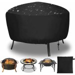 Ahlsen housse de protection pour brasero rond, cordon de serrage pour imperméable, coupe - vent, résistant ... Ahlsen housse de protection pour brasero rond, cordon de serrage pour imperméable, coupe - vent, résistant ...
