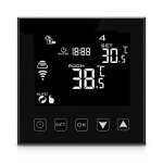 Ahlsen - intelligent thermostat wifi connect� pour chaudiere / chauffage au sol � eau filaire smart life ...