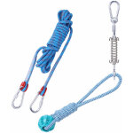 Ahlsen - laisse �lastique � barre � ressort interactive pour chien. protecteur de rouille � ressort en ...