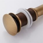 Ahlsen - pop - up r�tro bouchon bonde de lavabo vidange clic - clac sans trop - plein en laiton bronz� ...