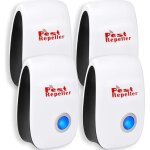 Ahlsen - r�pulsif ultrason, 2020 anti moustique, insectes, rats, fourmi, cafard, araign�es, efficace ...