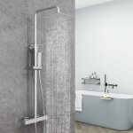Aica sanitaire - aica colonne de douche, colonne de douche chrome pour salle de bain, colonne de douche ...