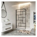 Aica paroi de douche 120x200cm paroi de douche � l'italienne en 8mm verre anticalcaire style moderne ...