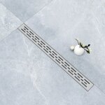 Aica sanitaire - aica caniveau de douche italienne acier inoxydable siphon de sol douche, hauteur réglable ... Aica sanitaire - aica caniveau de douche italienne acier inoxydable siphon de sol douche, hauteur réglable ...