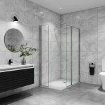 Aica paroi de douche avec retour pivotant 100 + 40x200cm avec une barre extensible paroi de douche pivotante ... Aica paroi de douche avec retour pivotant 100 + 40x200cm avec une barre extensible paroi de douche pivotante ...