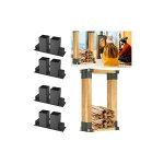 Yardin aides � l'empilage du bois, aide au bois de chauffage, adapt�es au cadre, support de b�cher pour ...