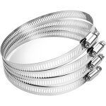 Aiducho - 20 pi�ces collier de serrage tuyau, collier de serrage tuyau r�glable 60 - 80mm, 304 collier ...