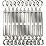 Aiducho tendeur fil de fer, m5 tendeurs de fil, tendeur de cable crochet et crochet, tendeurs de cable ...