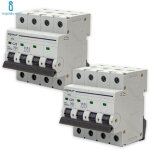 Disjoncteur 25a ampere 4p posts curve c 2 pcs.