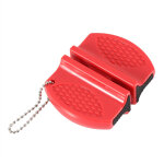 Aiguiseur de couteau portable multifonction mini pierre � aiguiser accessoire de cuisine rapide rouge ...