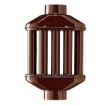 Eac - aile diffuseur e'changeur de chaleur 8 tiges 80 mm 8 cm marron pour poele a' granule's de bois ... Eac - aile diffuseur e'changeur de chaleur 8 tiges 80 mm 8 cm marron pour poele a' granule's de bois ...