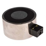 Aimant de porte pour contrle d'accs rs pro 12v c. c. , 1670n diam 65mm ( prix pour 1 )