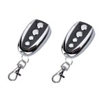 Aiperq - 2 x metteur  main 433 mhz porte de garage tlcommande, compatible avec les modles nice flor ...