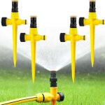 Aiperq - arroseur de jardin, 4pcs arroseur pour pelouse, arroseur automatique 360° rotatif, arroseur ... Aiperq - arroseur de jardin, 4pcs arroseur pour pelouse, arroseur automatique 360° rotatif, arroseur ...