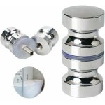 Aiperq - bouton de porte de douche poign�e de porte rondes en alliage d'aluminium pour salle de bain ...