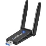 Cl wifi puissante, cle wifi usb 3. 0 double bande, 2. 4g / 5. 8ghz dongle wifi, adaptateur usb wifi ...