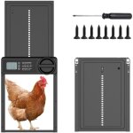 Porte poulailler automatique avec Écran lcd programmable Étanche, porte automatique poulailler en alliage ... Porte poulailler automatique avec Écran lcd programmable Étanche, porte automatique poulailler en alliage ...