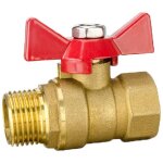 Aiperq - vanne � sph�re m�le / femelle manette papillon d�bit d'eau optimal passage int�gral etanch�it� ...