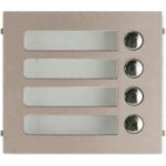 Fa�ade - pour module 4 boutons aiphone gf4p