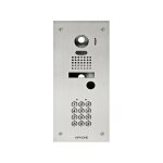 Façade inox 2 mm encastrée avec clavier 100 codes pour kits vidéo jk et jo Façade inox 2 mm encastrée avec clavier 100 codes pour kits vidéo jk et jo