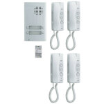 Kit audio platine alu saillie 4 boutons, 4 combinés et 1 transformateur - kitda4 - aiphone Kit audio platine alu saillie 4 boutons, 4 combinés et 1 transformateur - kitda4 - aiphone